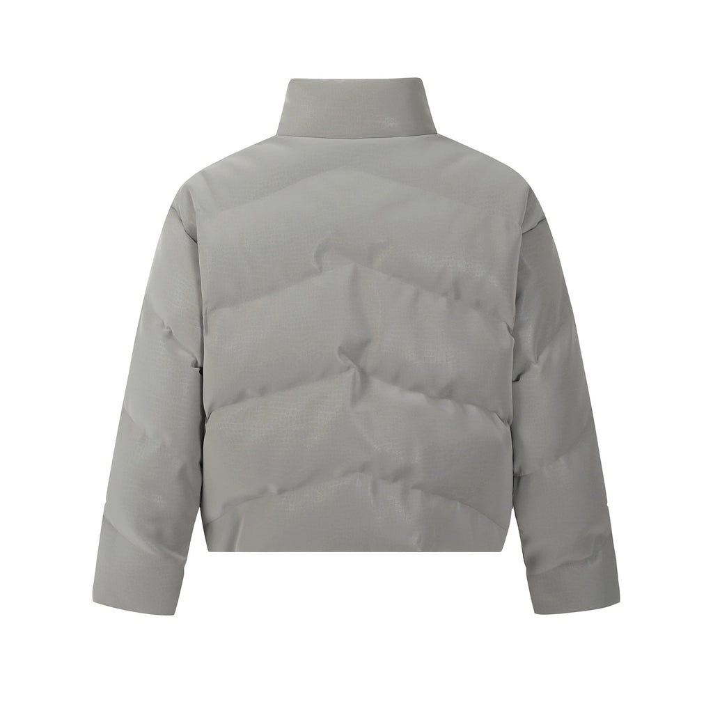 Fashionable solid color down jacket