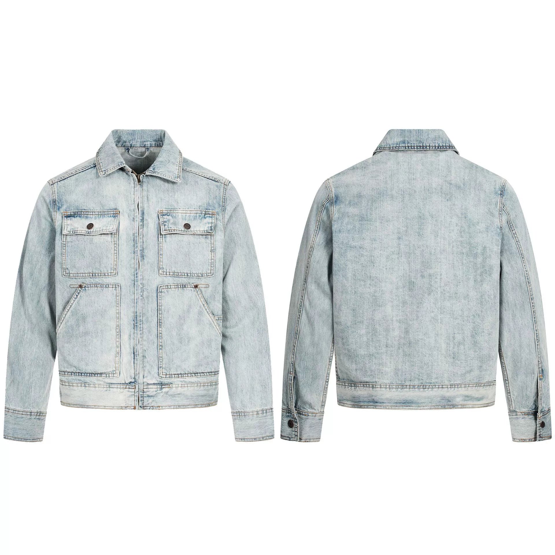 Fashionable denim sports casual jacket